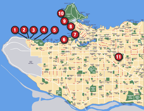 Beaches Map