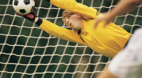 Soccer goalie Soccer goalie