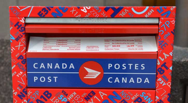 Canad Post mailbox