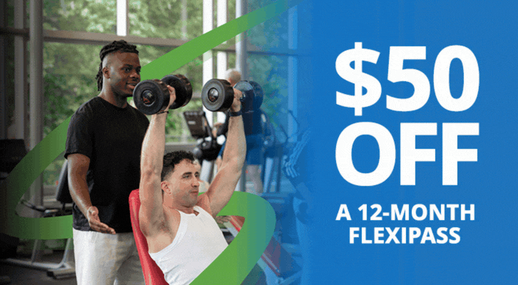 $50 off a 12-month Flexipass