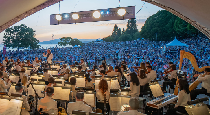 Orchestra at Symphony at Sunset