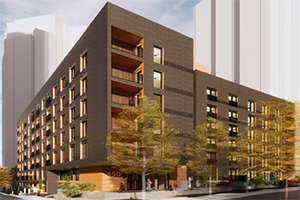 Rendering of building at 450 Pacific St