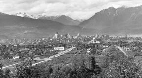 View of Vancouver from Queen Elizabeth Park ca. 1938; City of Vancouver Archives (AM54-S4-: Van Sc P125)