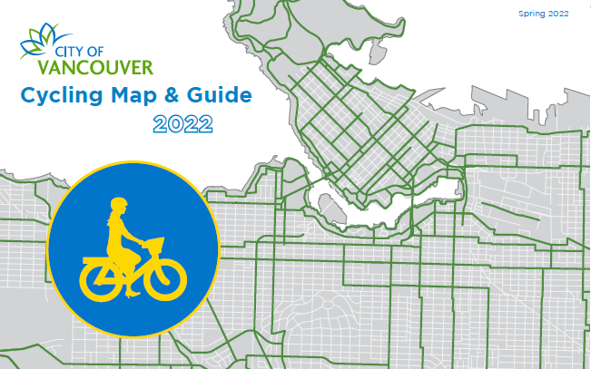 City Of Vancouver Cycling Map Protected Bicycle Lanes | City Of Vancouver