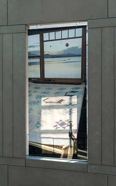 Artist Lois Klassen's art piece Blanketing