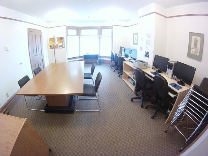 The Boardroom upstairs at the Barclay Manor