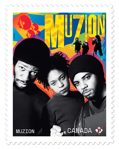 Canada post honours Muzion with Black History Month stamp