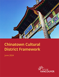 Chinatown Cultural District Framework cover