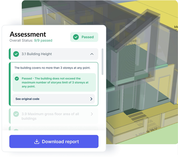 Screen capture of an assessment in eCheck