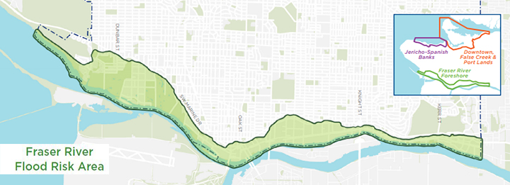 Fraser River Floodplain Map Fraser River Coastal Adaptation Plan | City Of Vancouver