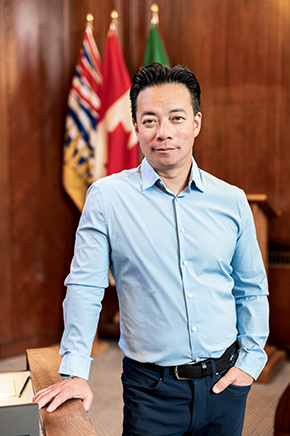 Headshot of Vancouver Mayor Ken Sim