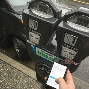 Parking meter and mobile app