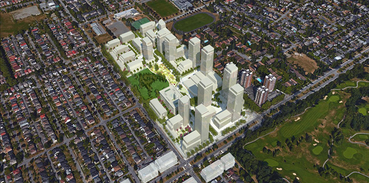 Built form of the Pearson Dogwood site rezoning proposal