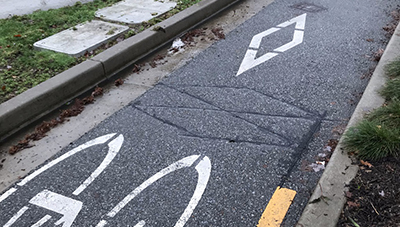 Permanent bike counters