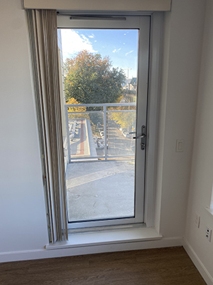 Roddan Lodge 1 bedroom patio door