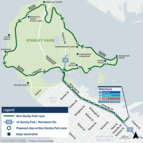Stanley Park new bus route