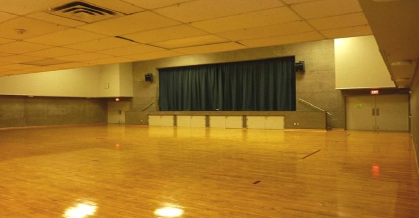 The auditorium at the West End Community Centre