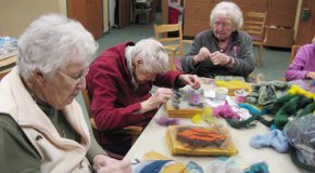 The Arts and Health Project is a workshop series where seniors work with community artists.