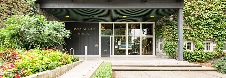 The Vancouver Parks Board entrance in Stanley Park. 