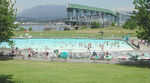 New Brighton outdoor swimming pool in Vancouver