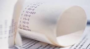 Adding machine tape Adding machine tape