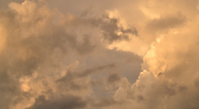 A smoky sky