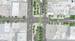 Rendering of Arbutus and W 41st intersection upgrades