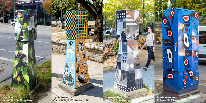Four images of utility wraps Four images of utility wraps