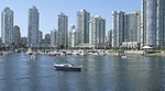 Buildings downtown Southeast False Creek Buildings downtown Southeast False Creek