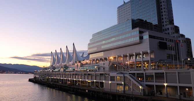 Canada Place at sunset