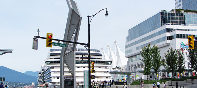 Outdoor view of Canada Place