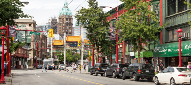 view of Chinatown street