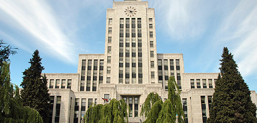 City Hall's 12th Avenue entrance