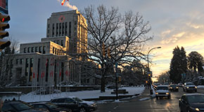 Snow on City Hall