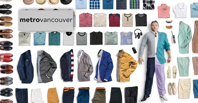 A man surrounded by clothing A man surrounded by clothing