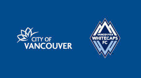 Vancouver Whitecaps FC logo with City of Vancouver logo