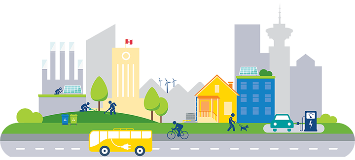 Illustration of Vancouver Illustration of Vancouver