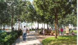 Rendering of East Park changes 