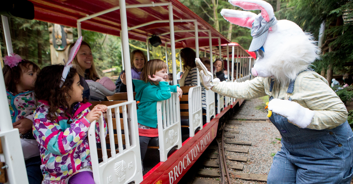 Easter Bunny express rolls into Stanley Park City of Vancouver