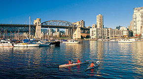 View of False Creek and Burrard Bridge View of False Creek and Burrard Bridge