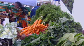 Produce at farmers market Produce at farmers market