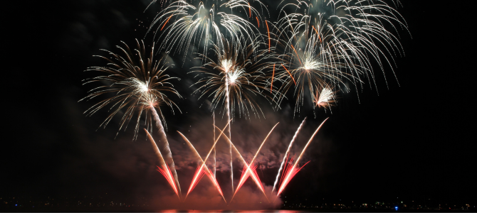 Fireworks over English Bay