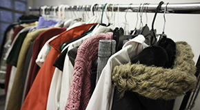 Free clothing is available in the Gathering Place donation room