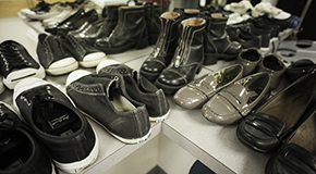 Homeless Connect participants can access free shoes, clothing, and services