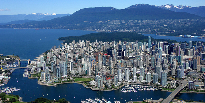 Geography of Vancouver, British Columbia, Canada