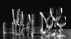 Assorted drinking glasses Assorted drinking glasses
