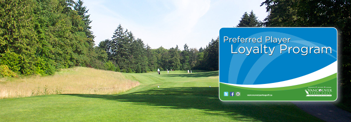 Learn about the Vancouver Parks Golf loyalty program