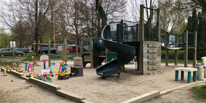 The playground at Granville Park The playground at Granville Park