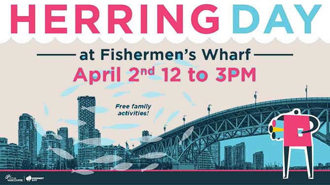 Herring Day at Fisherman's Wharf, April 2, 12pm - 3pm