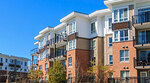 Rows of mixed housing types for families Rows of mixed housing types for families
